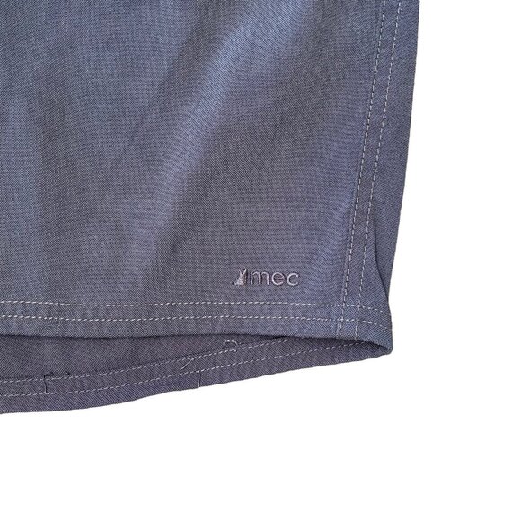 Mountain Equipment Coop Long Shorts Womens 14 Nylon Outdoor  MEC Gray - Picture 2 of 5